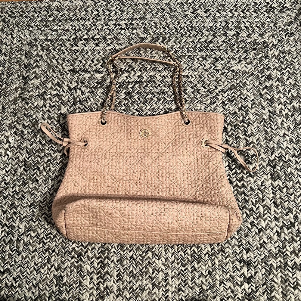 Tory Burch blush pink shoulder bag